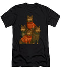 Family of Wolves in Ugly Christmas Sweater Natalie Lidford T-Shirt