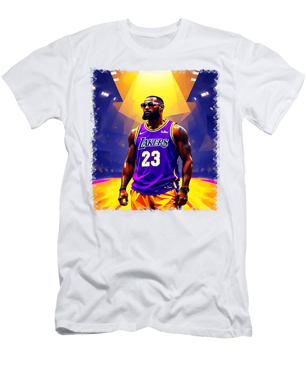 Famous Basketball Player on Court Kenvin Tran T-Shirt