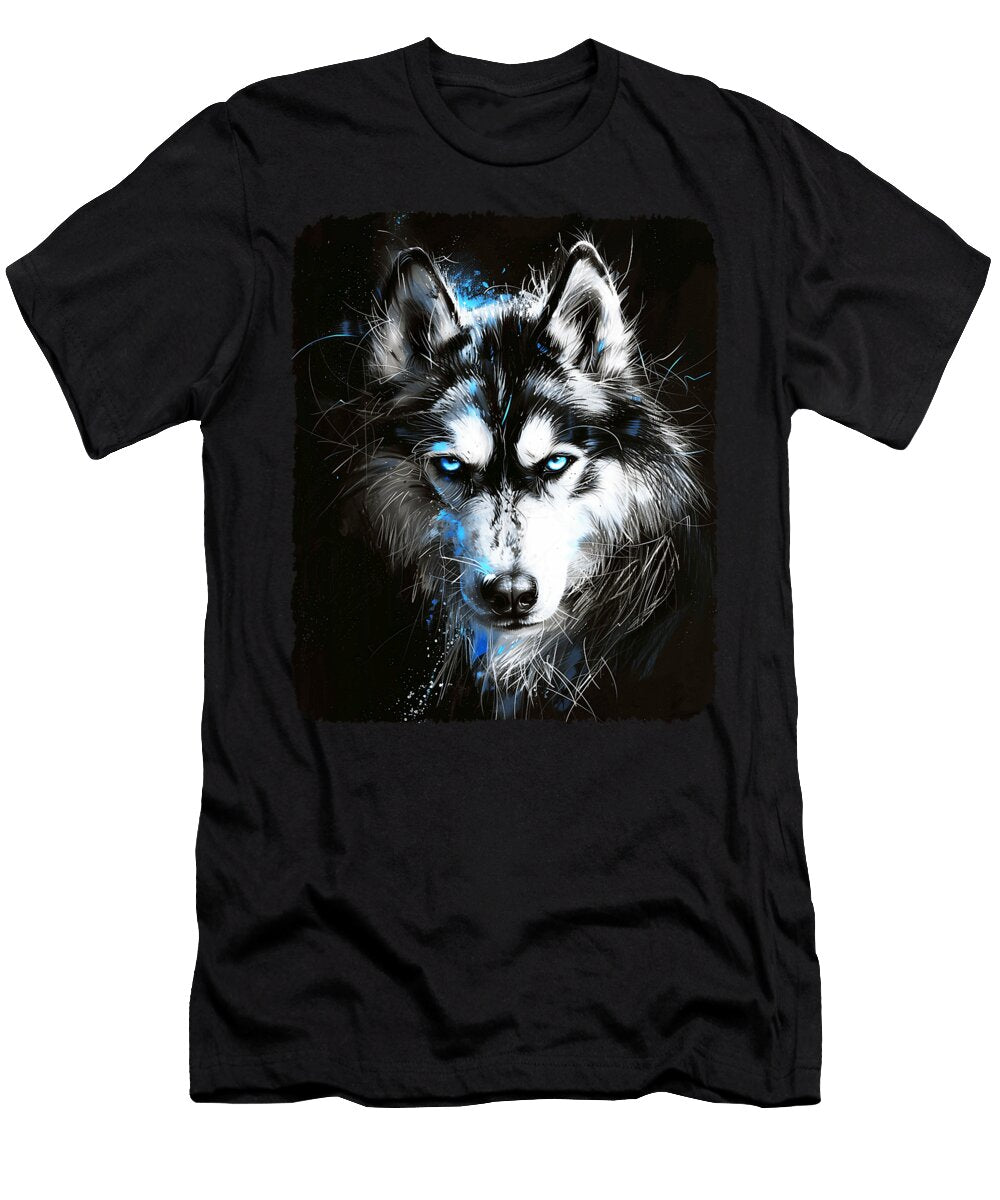 Fantasy Siberian Husky Wolf Dog Beautiful Wolf Dh Bubble T-Shirt