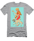 Fashionable Woman with Dog Csa Images T-Shirt