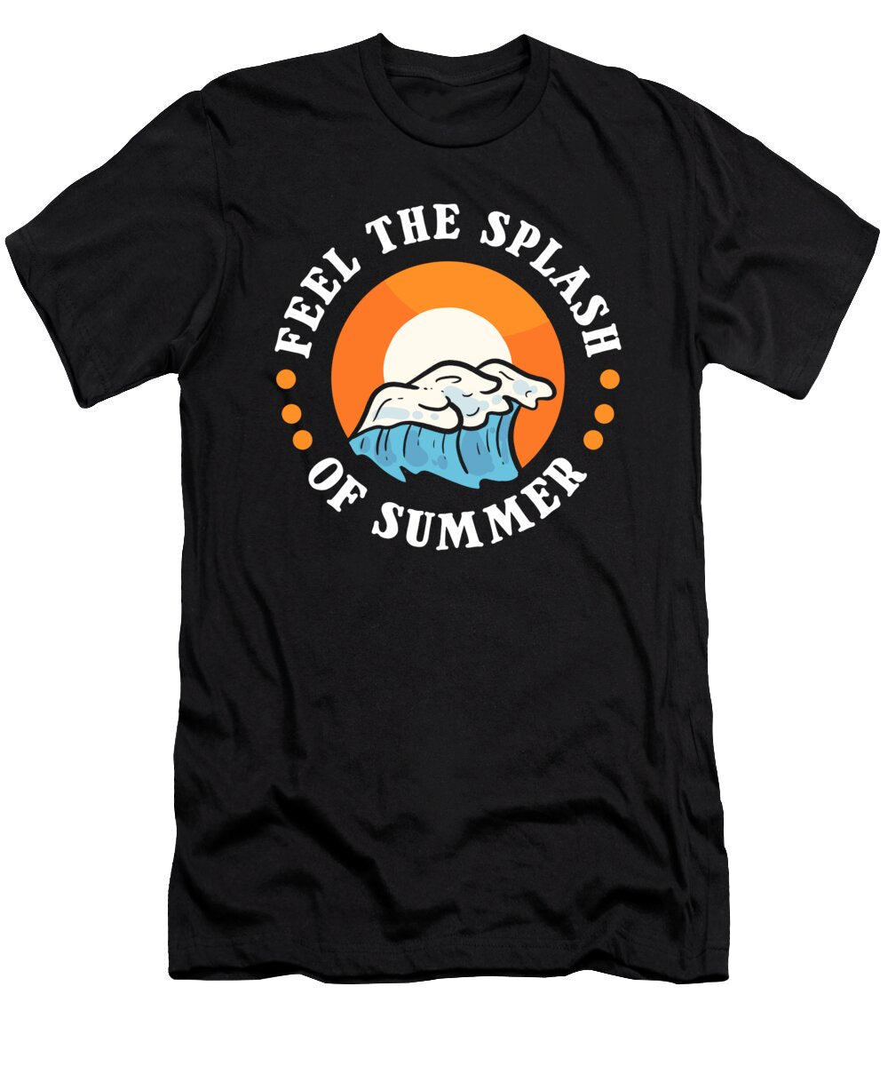 Feel the Splash of Summer Swimming Water Pool Alessandra Roth T-Shirt