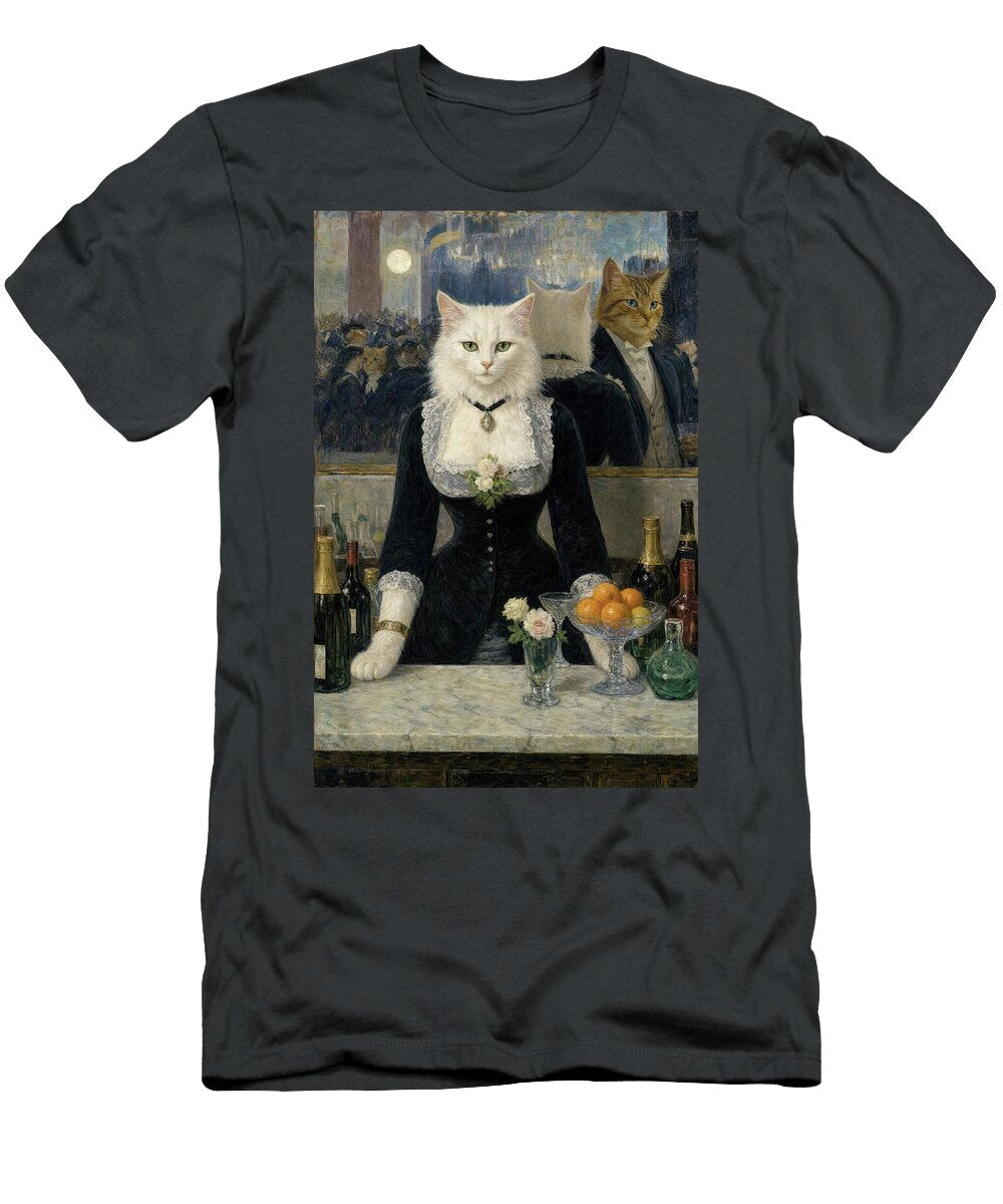Feline Bar At the Folies Bergere Matthias Hauser T-Shirt