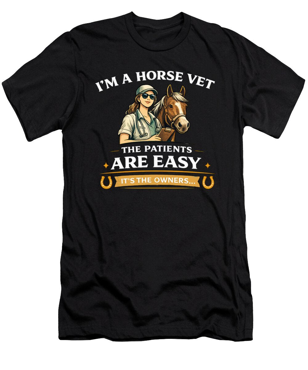 Female Horse Vet 01 Elisabeth Lucas T-Shirt
