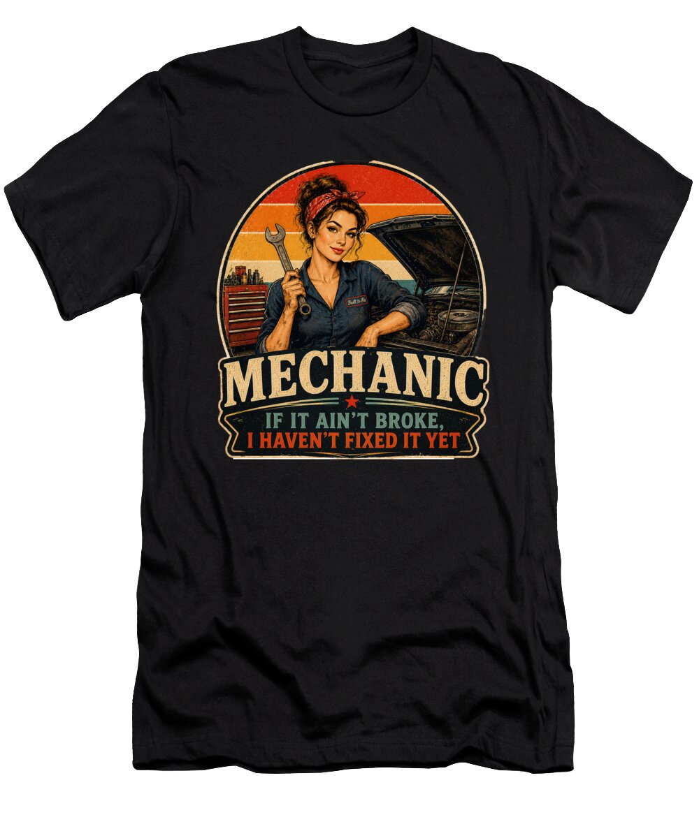 Female Mechanic 01 Elisabeth Lucas T-Shirt