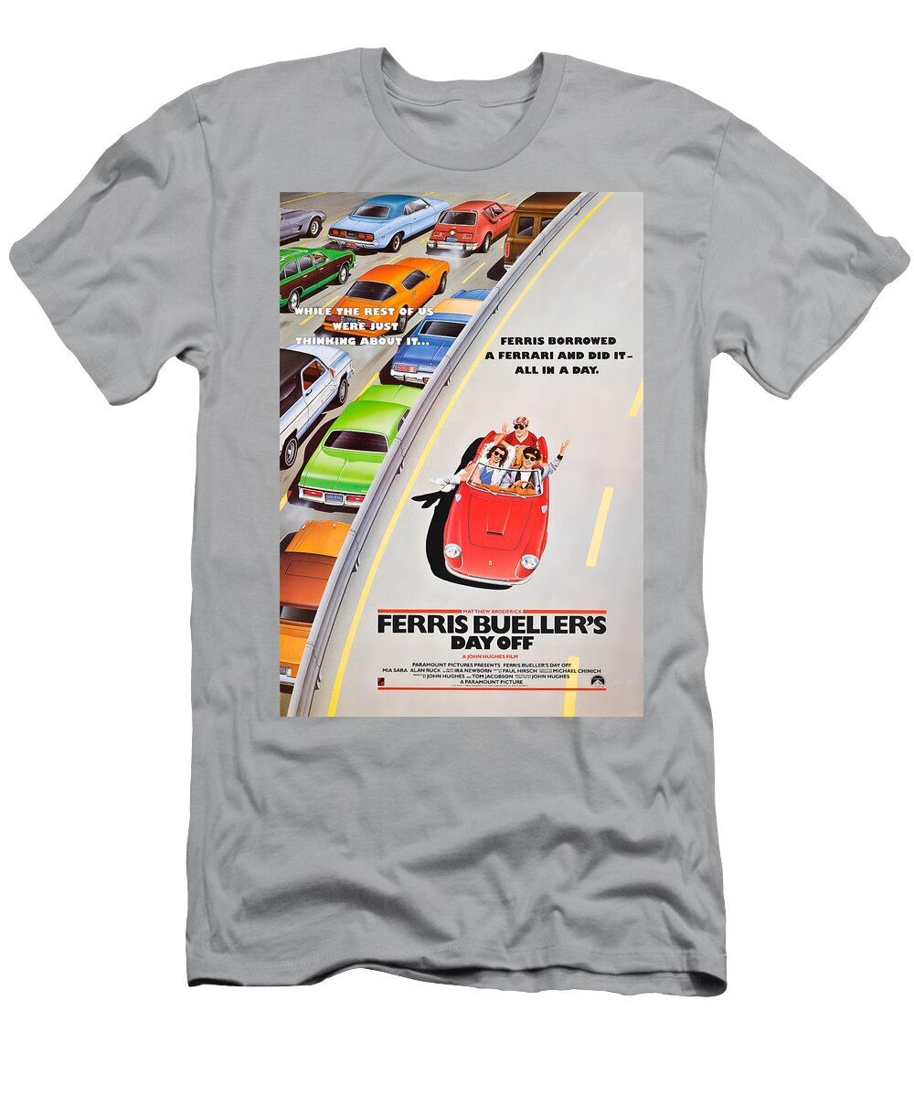 Ferris Buellers Day Off 1986 Movie Poster T-Shirt