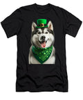 Festive Dog in Green Attire Studi Alex T-Shirt