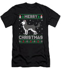Festive Husky Christmas Sweater Design Studi Alex T-Shirt