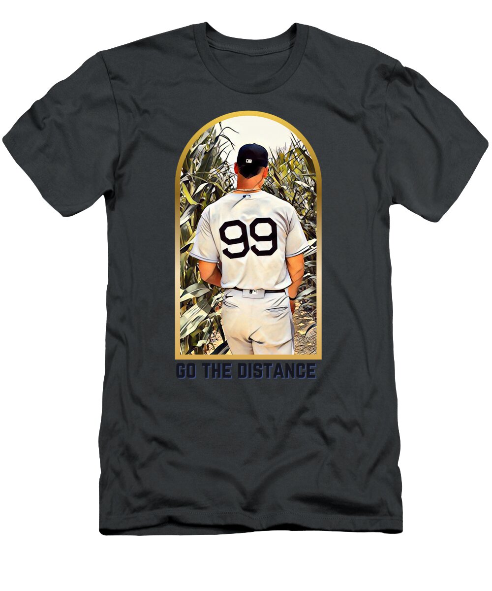 Field of Dreams 2021 Go the Distance Aaron Judge MLB Game White Sox Yankees Gann Alba T-Shirt