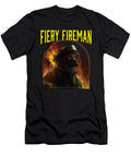 Fiery Fireman Fire Rescue Firefighting Firefighter Maximus Designs T-Shirt