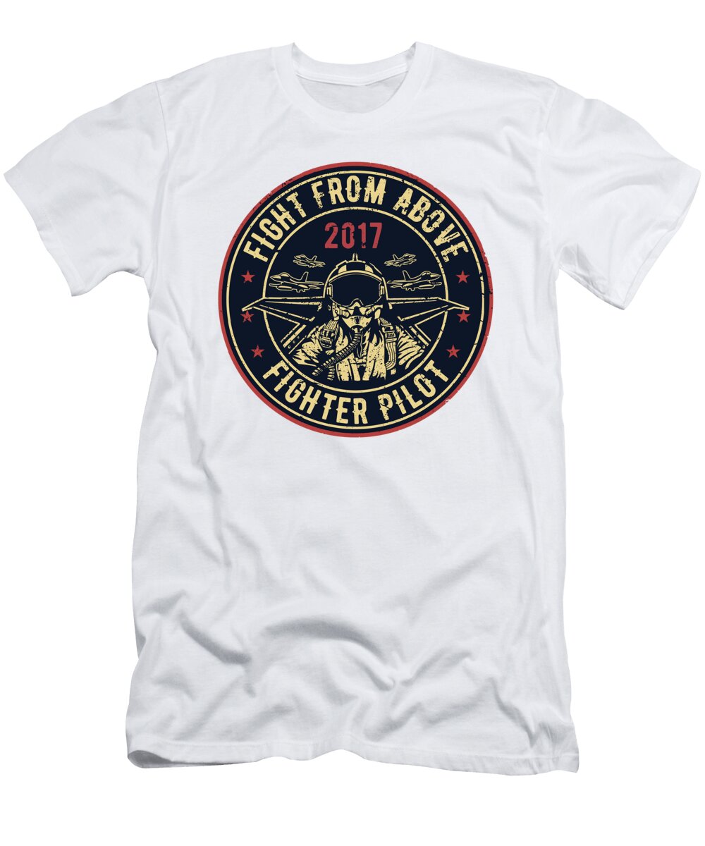 Fighter Pilot Long Shot T-Shirt
