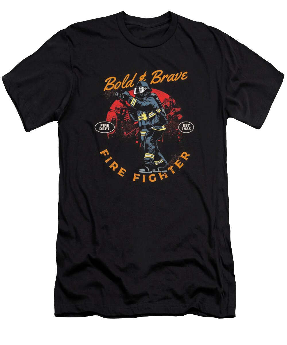 Fire Fighter Bold and Brave Tinh Tran Le Thanh T-Shirt