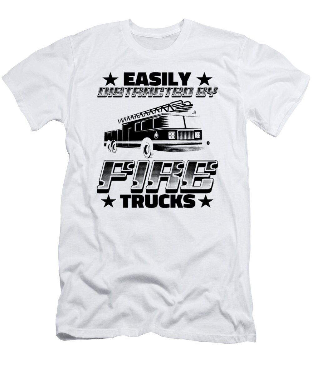 Fire Fighter Easily Distructed By Fire Trucks Tinh Tran Le Thanh T-Shirt