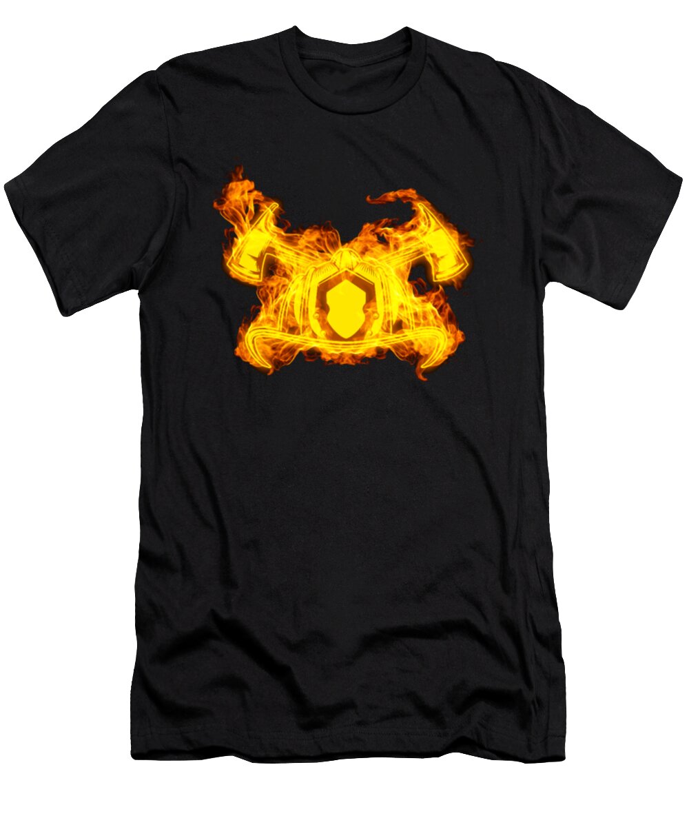 Fire Firefighter Helmet Tinh Tran Le Thanh T-Shirt