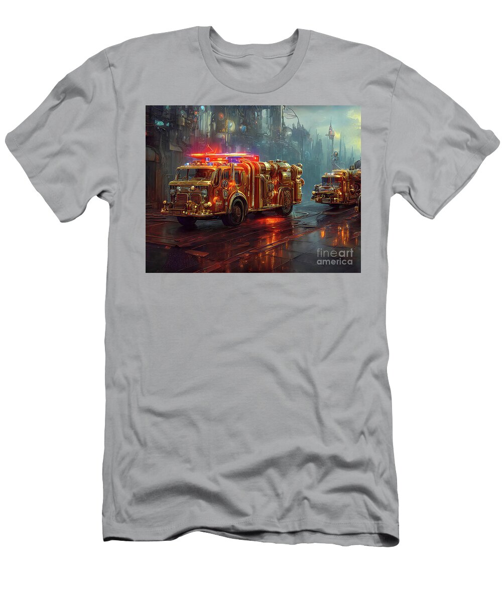 Fire Trucks to the Rescue Elisabeth Lucas T-Shirt