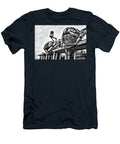 Firefighter Helmets Heroes At the Ready Black and White Paul Ward T-Shirt