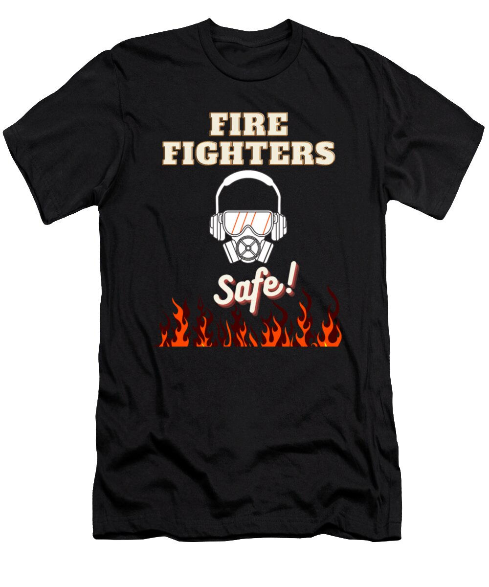 Firefighthers Safe Gas Mask and Earplugs Tinh Tran Le Thanh T-Shirt