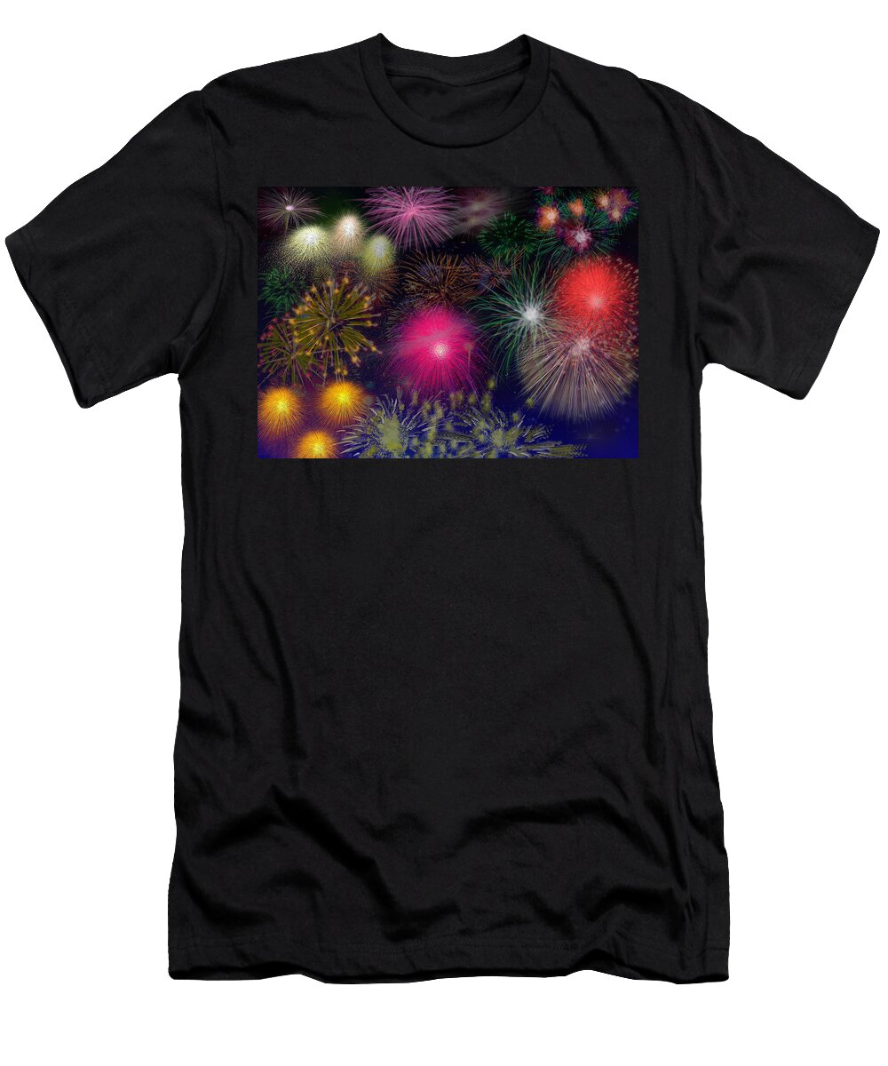 Fireworks Carol Mallillin Tsiatsios T-Shirt