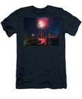 Fireworks Over the Boston Skyline Grand Finale Boston Harbor Toby Mcguire T-Shirt