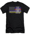 First Responders Hero Flag Nurse Ems Police Fire Maximus Designs T-Shirt