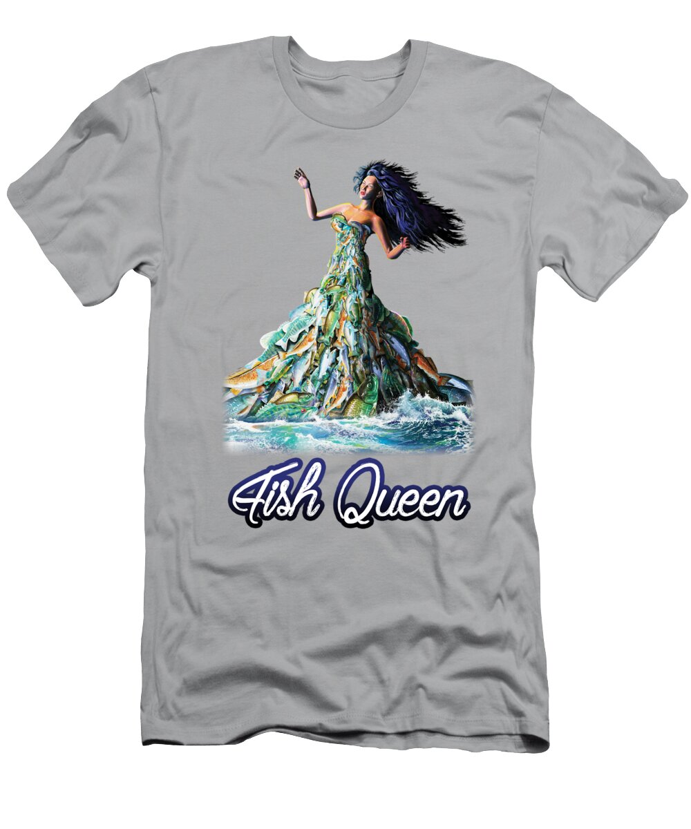 Fish Queen Anthony Mwangi T-Shirt