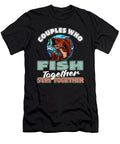 Fisherman Couple Angler Angling Fishing Crazy Squirrel T-Shirt