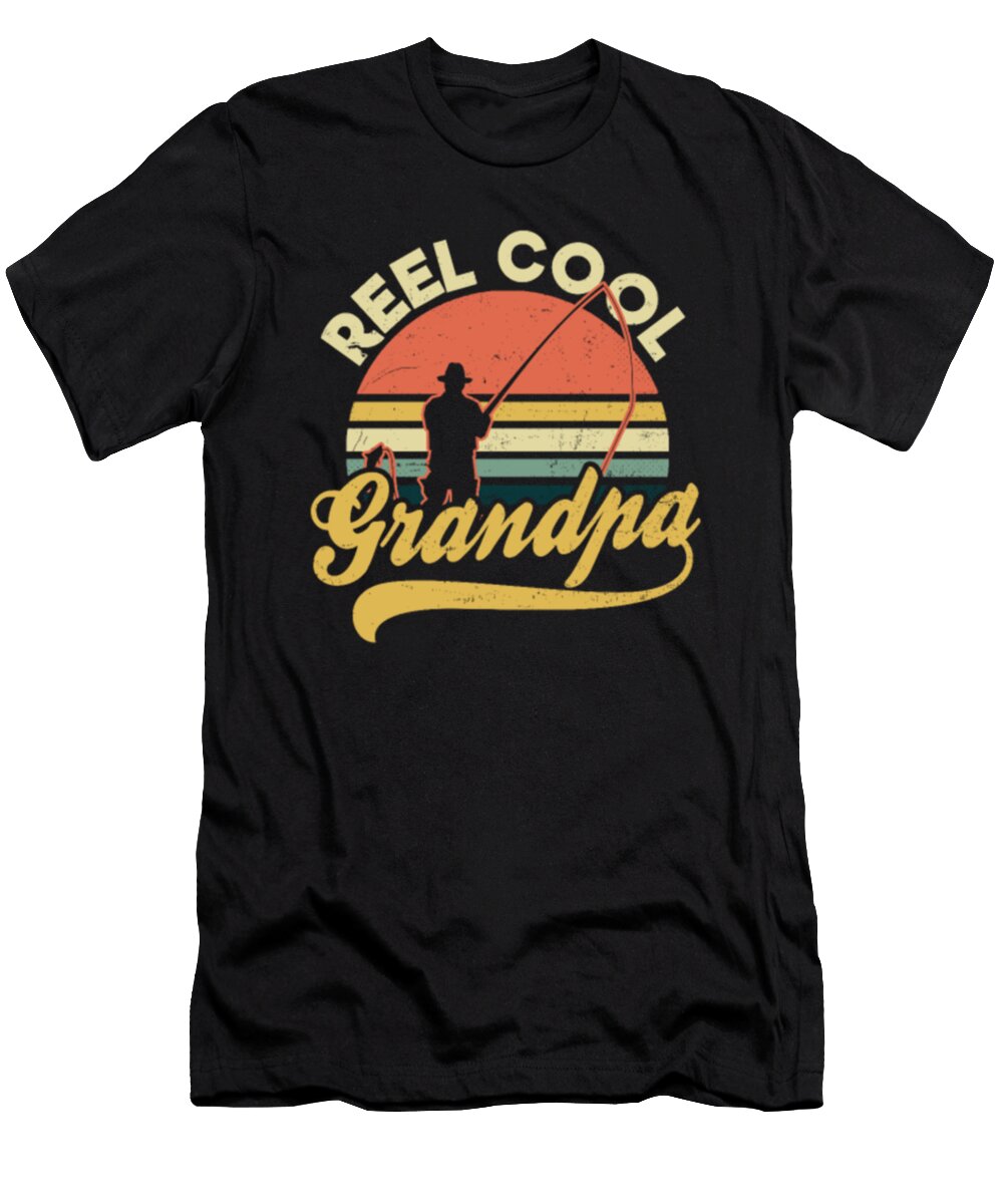 Fishing Reel Cool Grandpa Tinh Tran Le Thanh T-Shirt