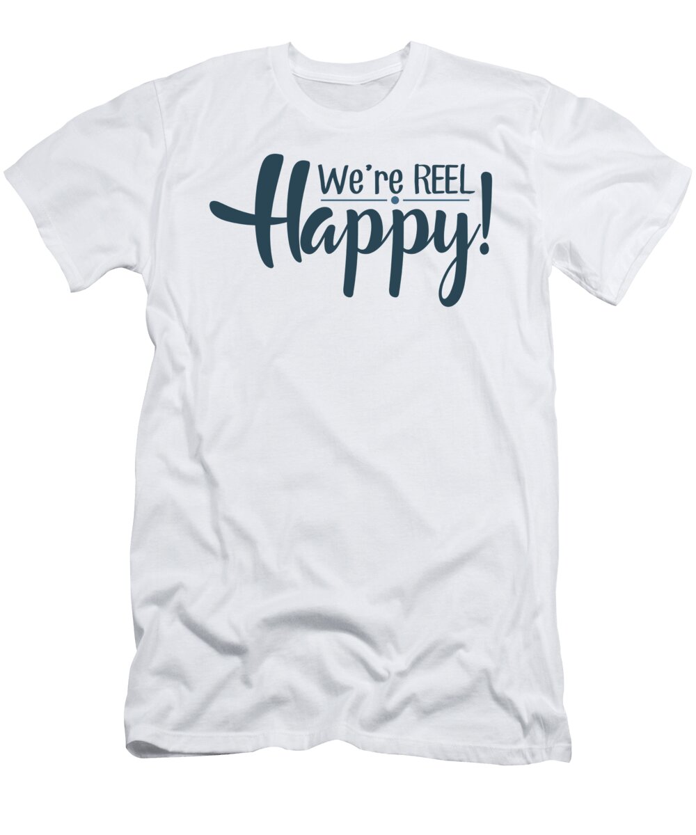 Fishing Reel Happy Jacob Zelazny T-Shirt