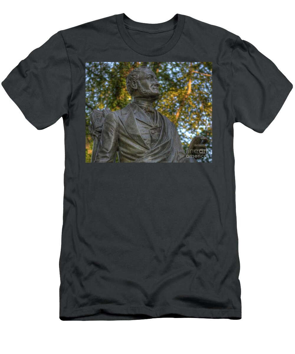 Fitz Greene Halleck in Central Park Ii Lee Dos Santos T-Shirt