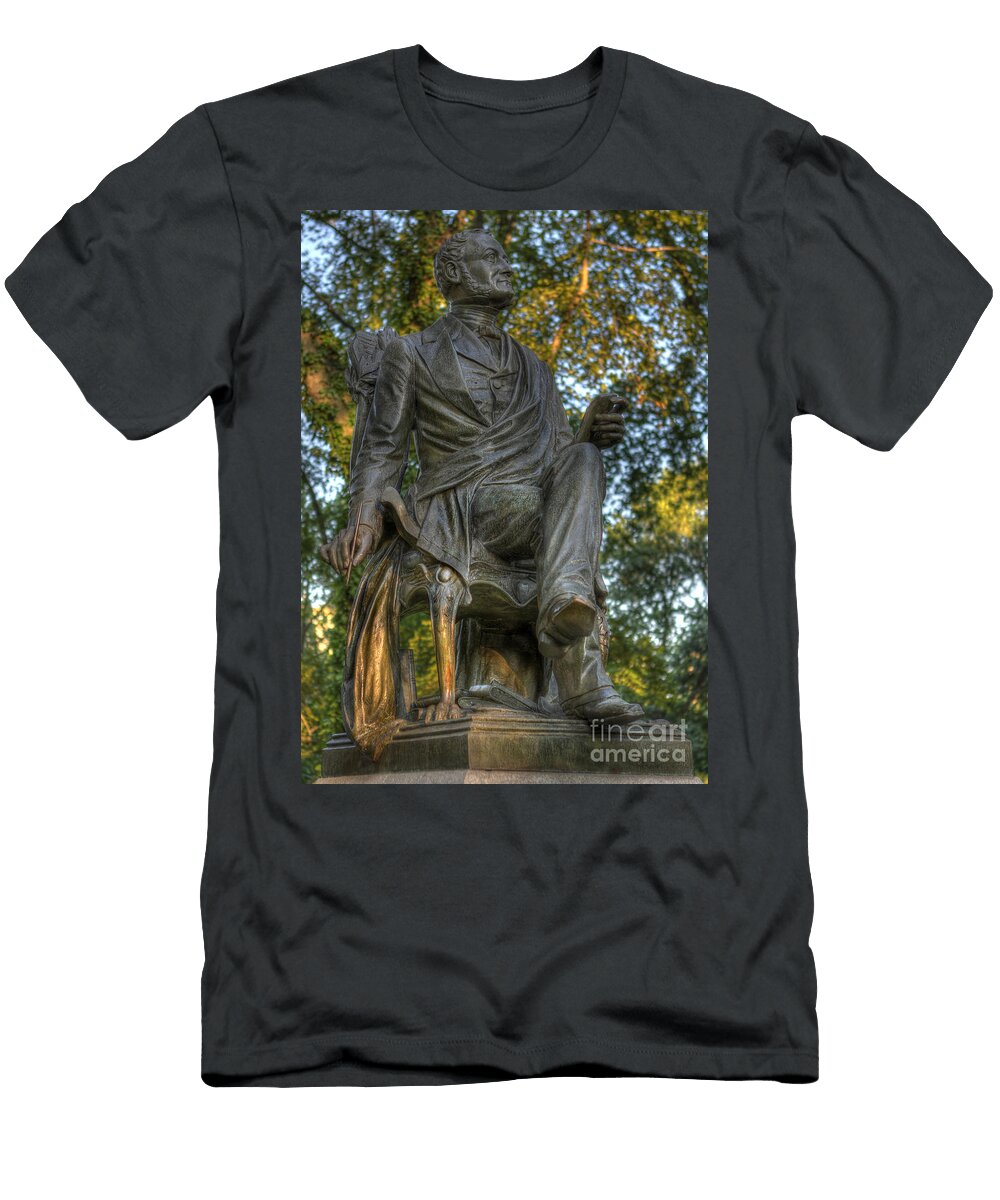 Fitz Greene Halleck in Central Park Lee Dos Santos T-Shirt
