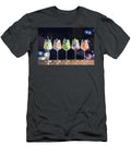Five Colorful Gin Tonic Cocktails in Wine Glasses on Bar Counter Cocktails T-Shirt