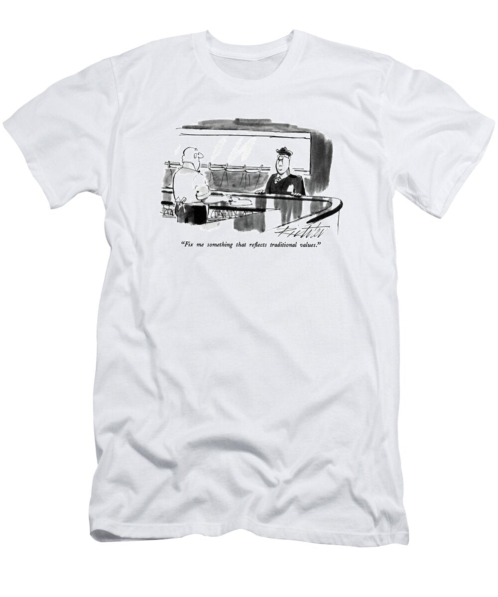 Fix Me Something That Reflects Traditional Values Mischa Richter T-Shirt