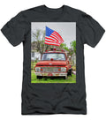Flag on Firetruck Paul Freidlund T-Shirt