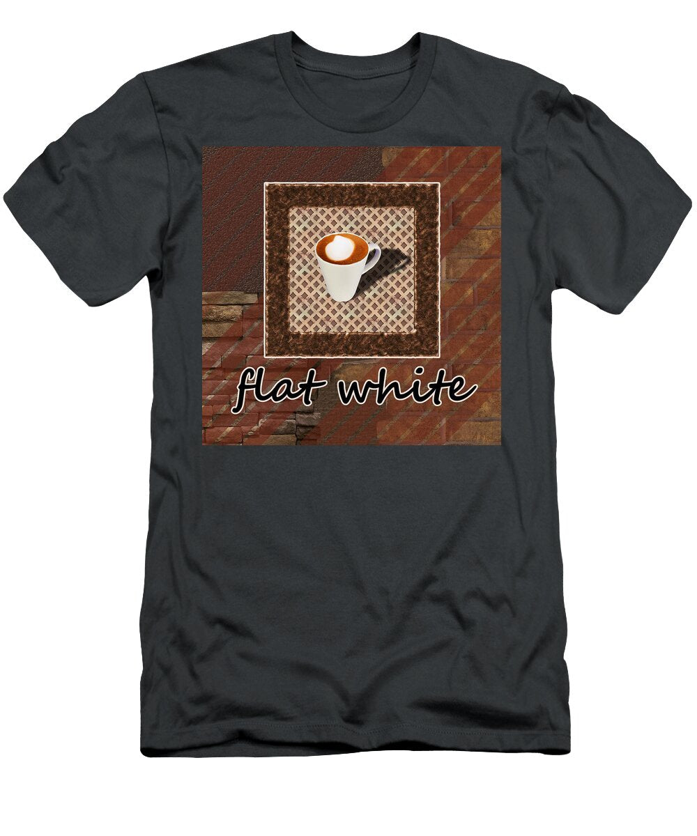 Flat White Coffee Art Anastasiya Malakhova T-Shirt