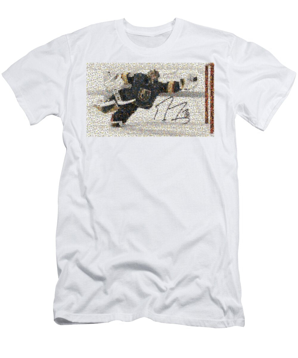 Fleury 450th Win Hockey Mosaics T-Shirt