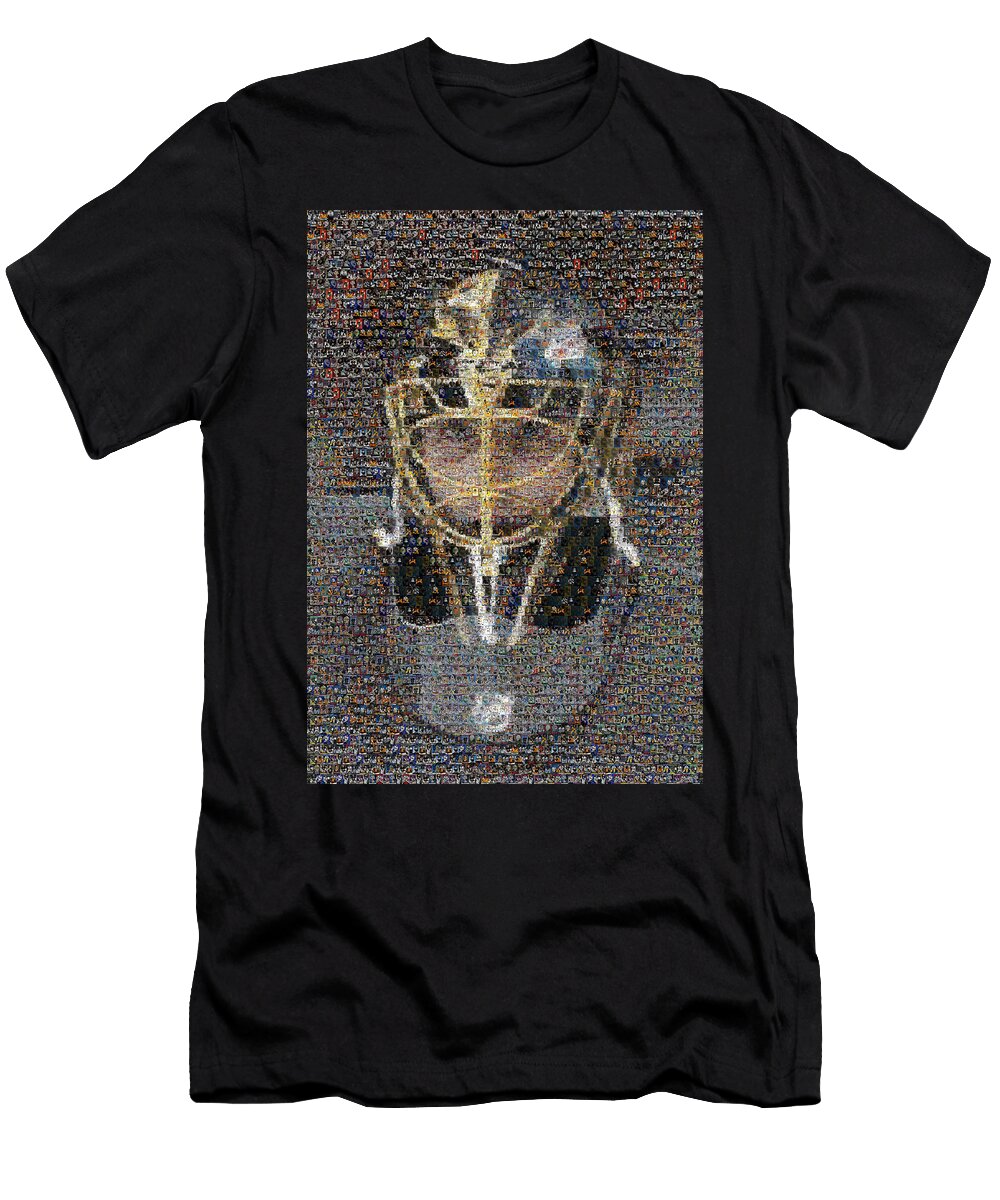 Fleury Masked Portrait Hockey Mosaics T-Shirt