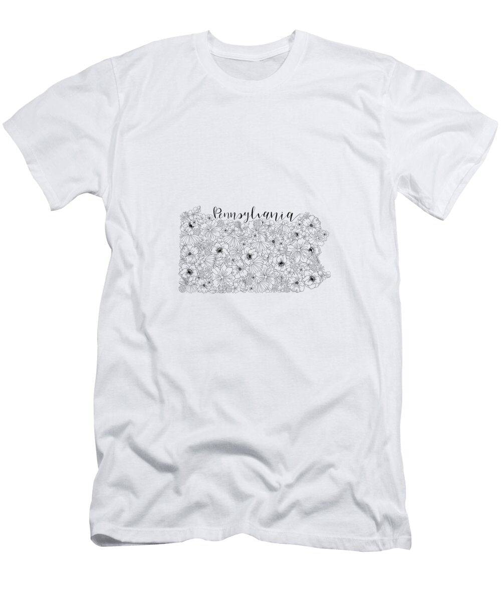 Floral Pennsylvania Evie Eddins T-Shirt