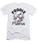Floral Poodle Mom Dog Lovers Cute Mama Puppy Day Studi Alex T-Shirt