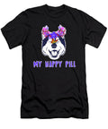 Floral Siberian Husky My Happy Pill Dog Owner Gift Thomas Larch T-Shirt