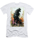 Flowers and Poodle Dog 02 Felecia Keith Felecia Keith T-Shirt