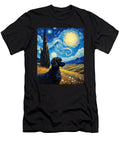 Fluffy Poodle Van Gogh Starry Night Style Art Zyneu Gangd T-Shirt