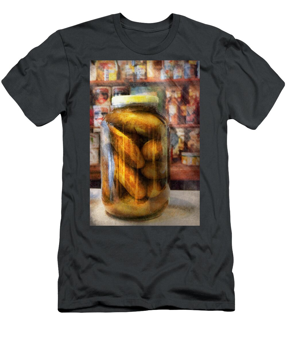 Food Vegetable a Jar of Pickles Mike Savad T-Shirt