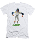 Football Player in Blue and White Running Csa Images T-Shirt