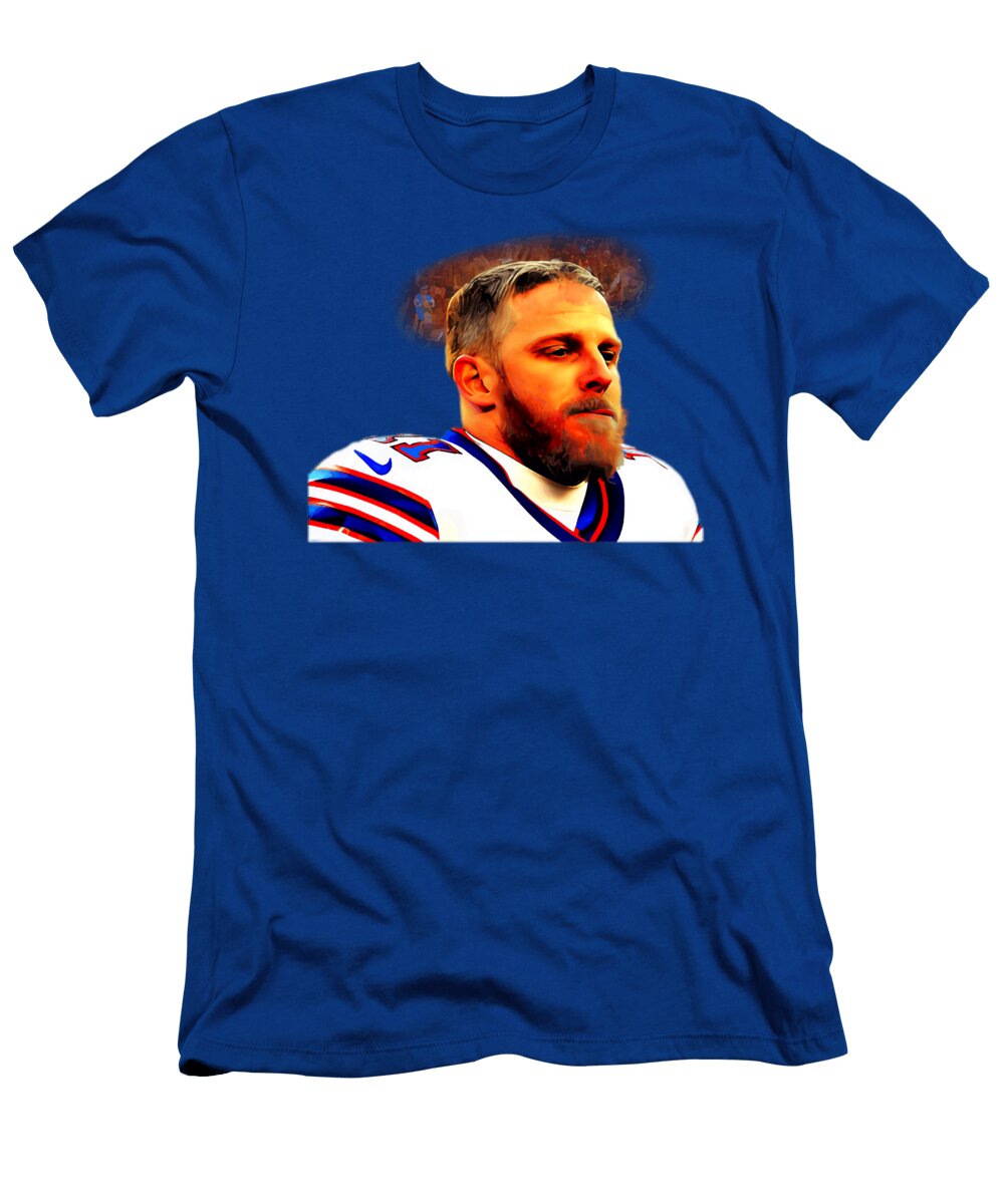 Football Player in NFL Uniform Milar Style T-Shirt
