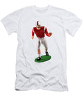 Football Player in Red and White Running Csa Images T-Shirt