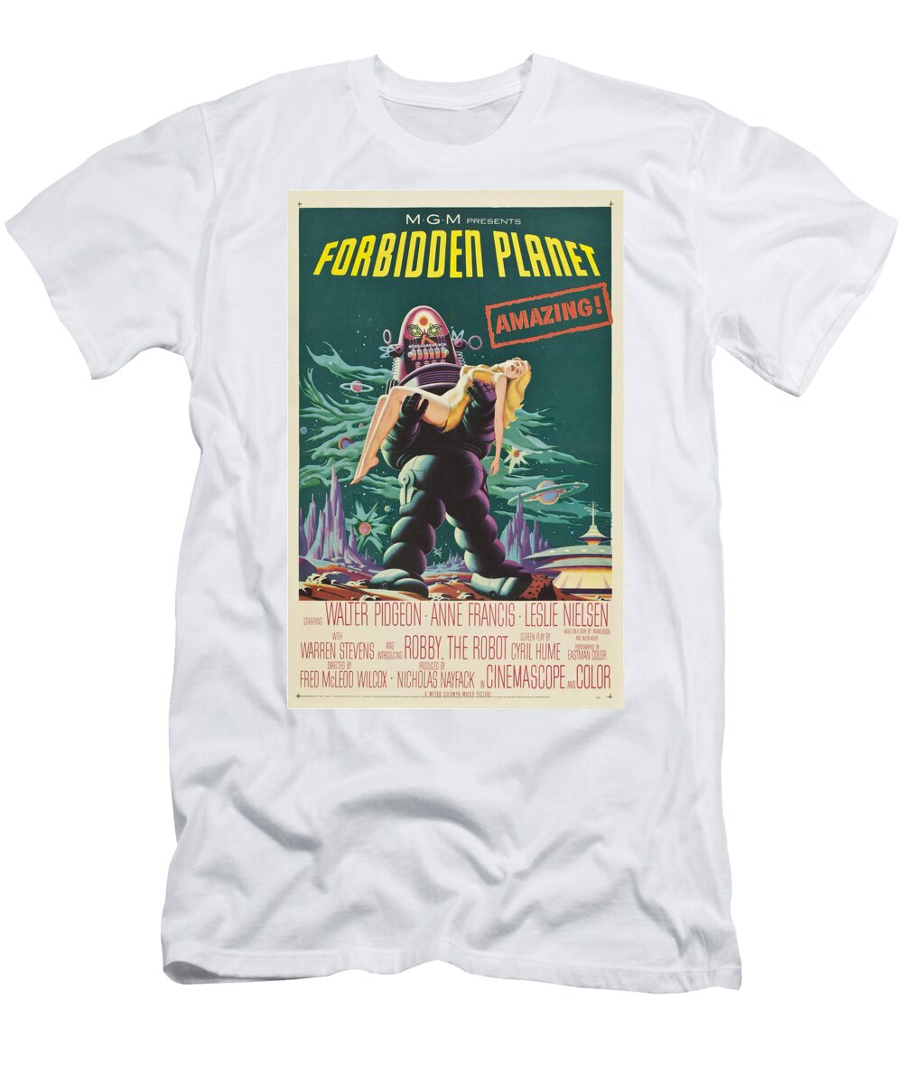 Forbidden Planet 1956 Original Movie Poster T-Shirt