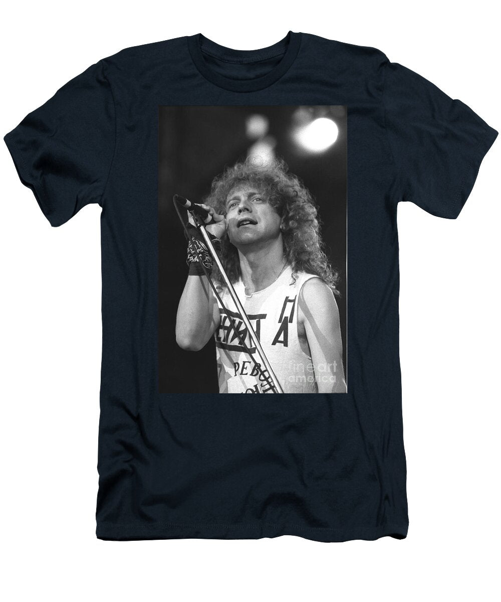 Foreigner Singer Lou Gramm Front Row Photographs T-Shirt