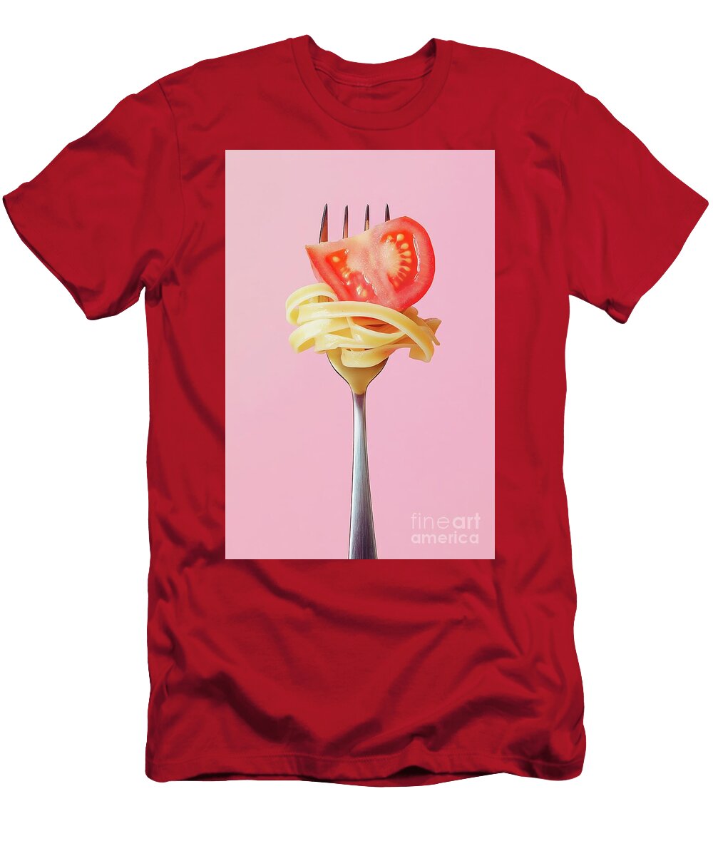 Fork with Pasta and Tomato Slice Beautiful Things T-Shirt