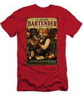 Fox Bartender Vintage Cocktail Poster Retro Speakeasy Bar Wall Art Luis Vieira T-Shirt