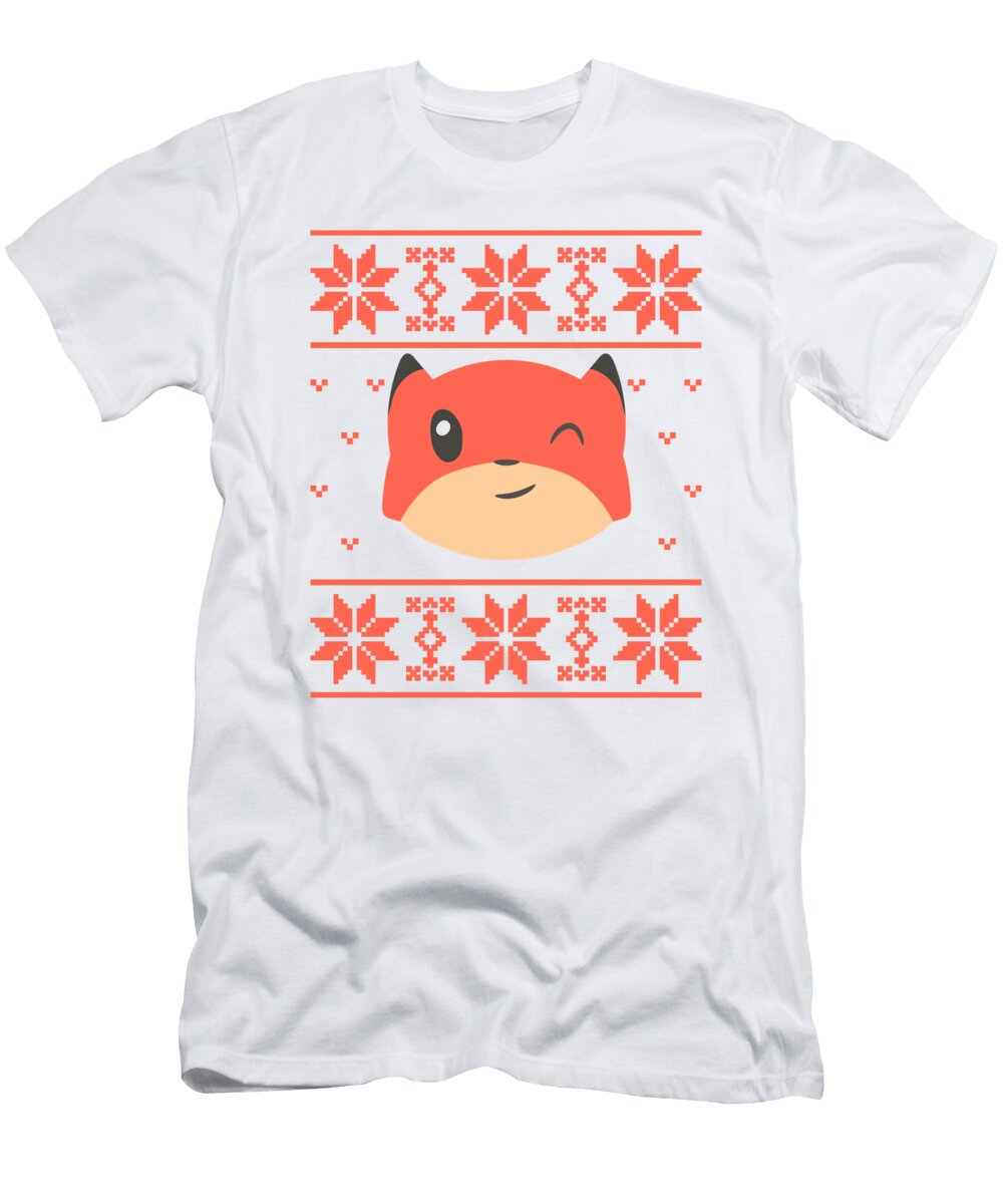 Fox Christmas Sweater Kaylin Watchorn T-Shirt