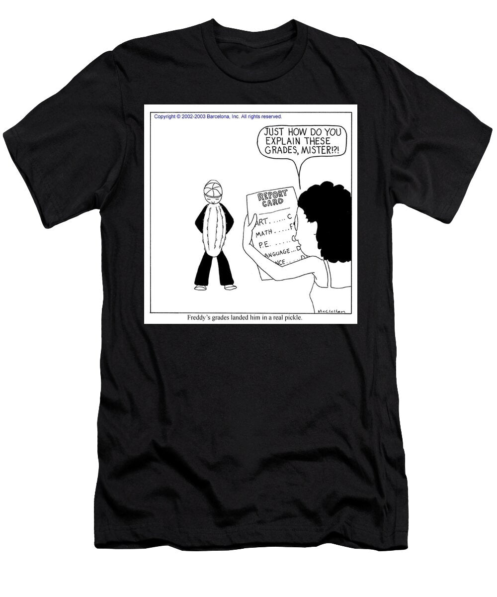 Freddys Report Card Surprise Alan Mcclellan T-Shirt